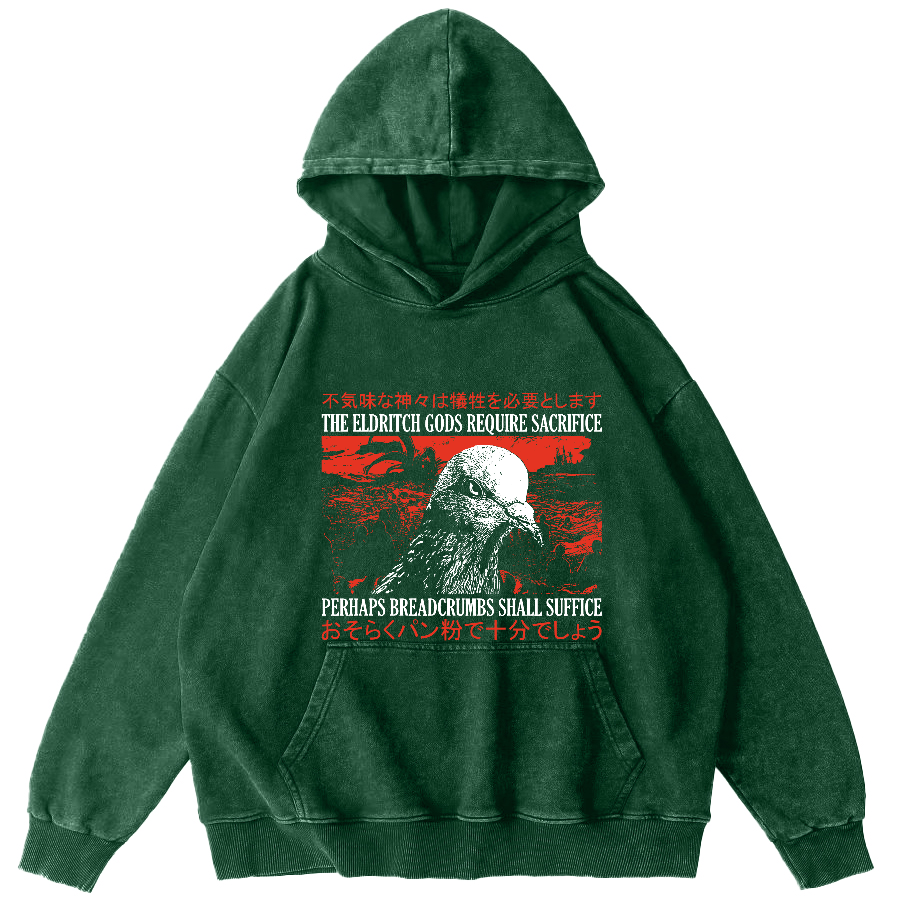 Vintage Dove Japanese Washed Hoodie-Zazasy