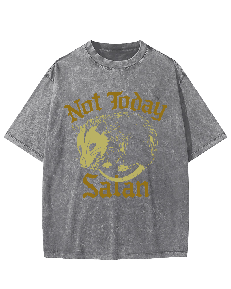 Not Today's Salam Vintage Distressed T-shirt-Zazasy