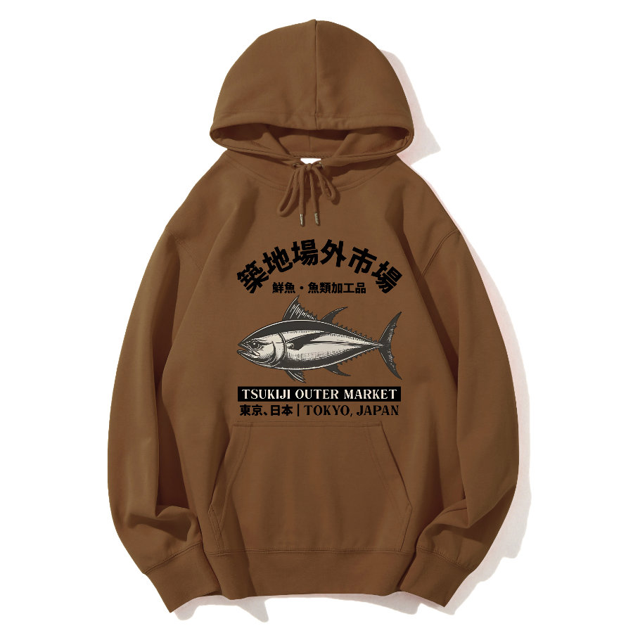 Tsukiji Off Market Tuna Cotton Hoodie