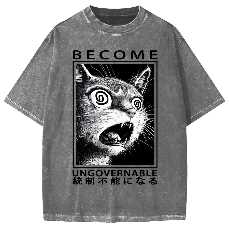 Become Ungovernable Japanese Vintage Washed T-shirt