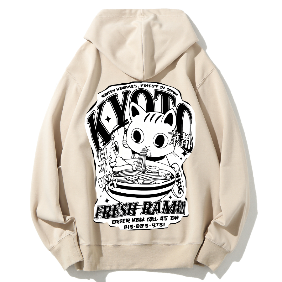 Kyoto Ramen Cotton Hoodie