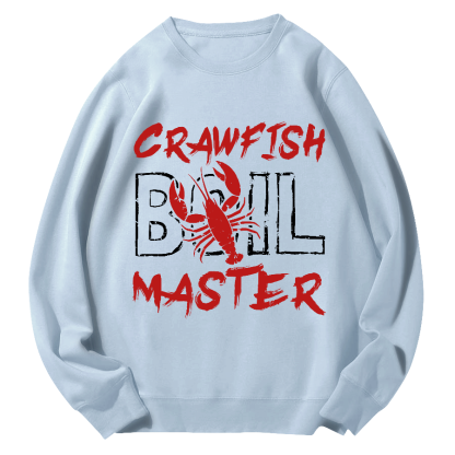 Crawfish Master Japanese Round Neck Sweatshirt-Zazasy