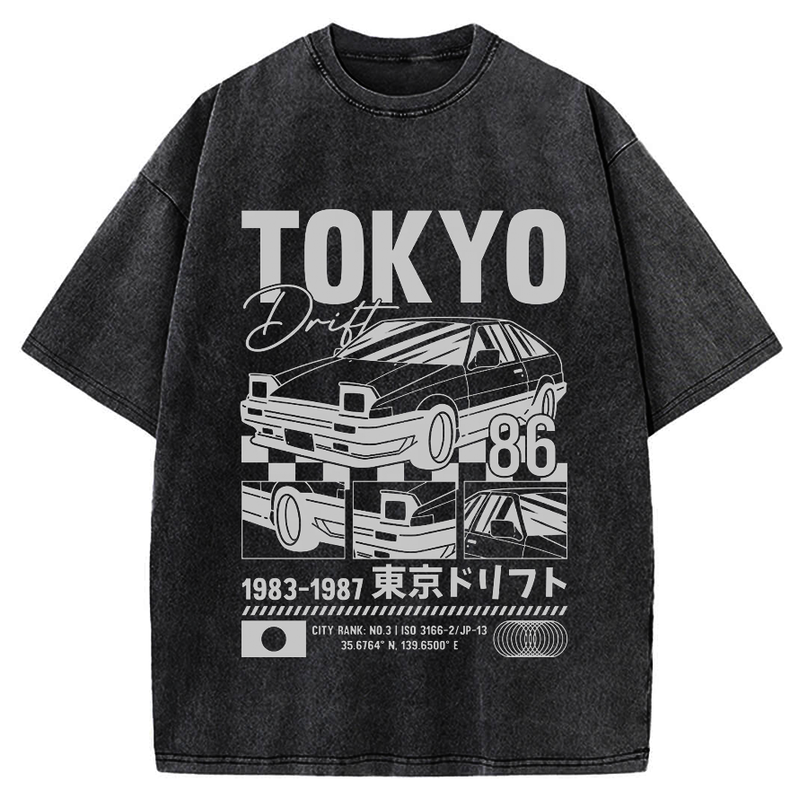 Tokyo 86 Vintage Washed T-shirt