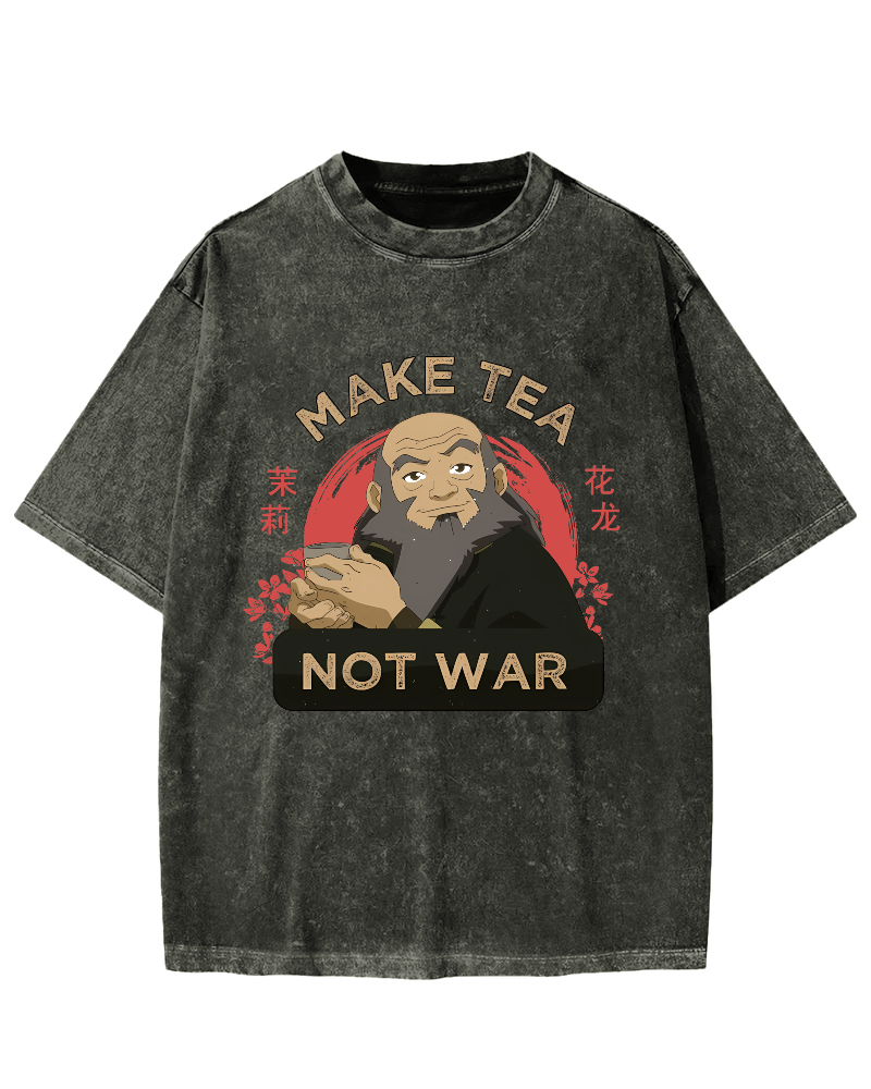 Make Tea not War Vintage Washed T-shirt