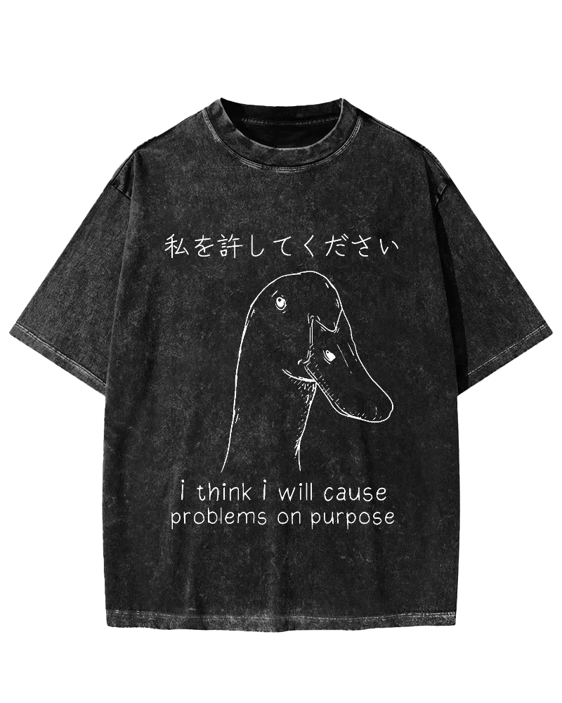 Stupid Goose Vintage Washed T-shirt