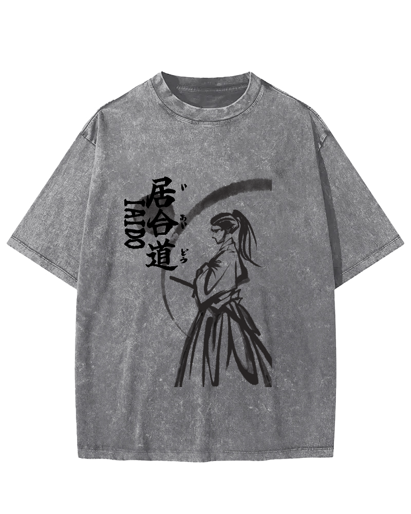 IaidoVintage Washed T-shirt