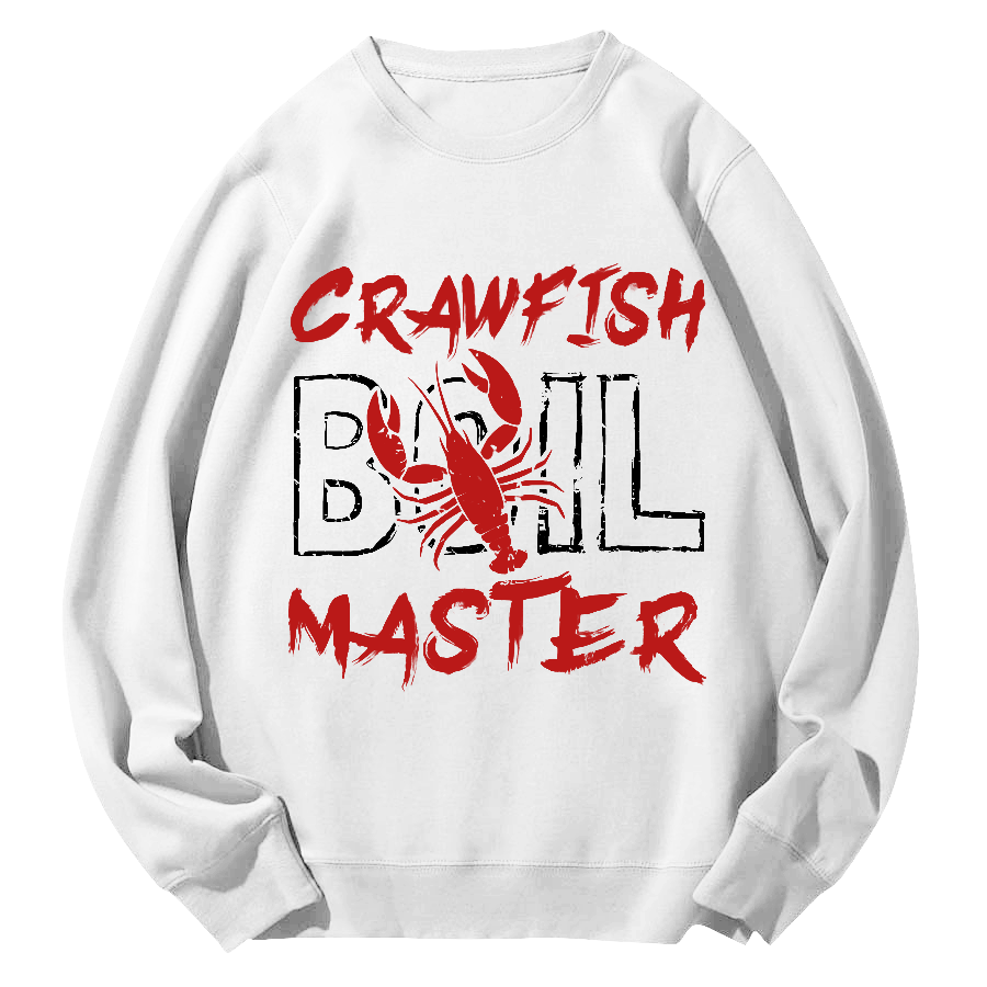 Crawfish Master Japanese Round Neck Sweatshirt-Zazasy