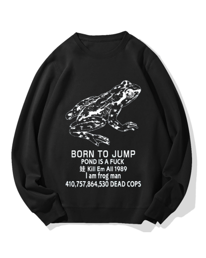 Born to jump Cotton Sweatshirt