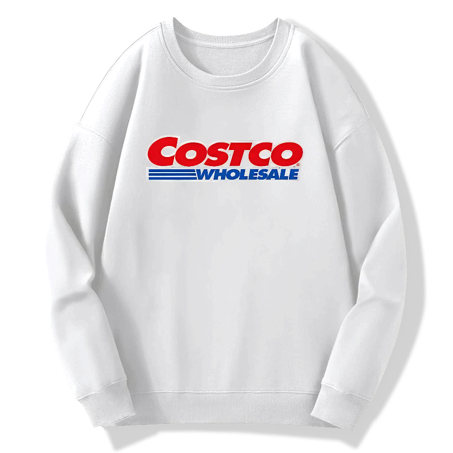 Costco Retro Cotton Pullover Sweatshirt