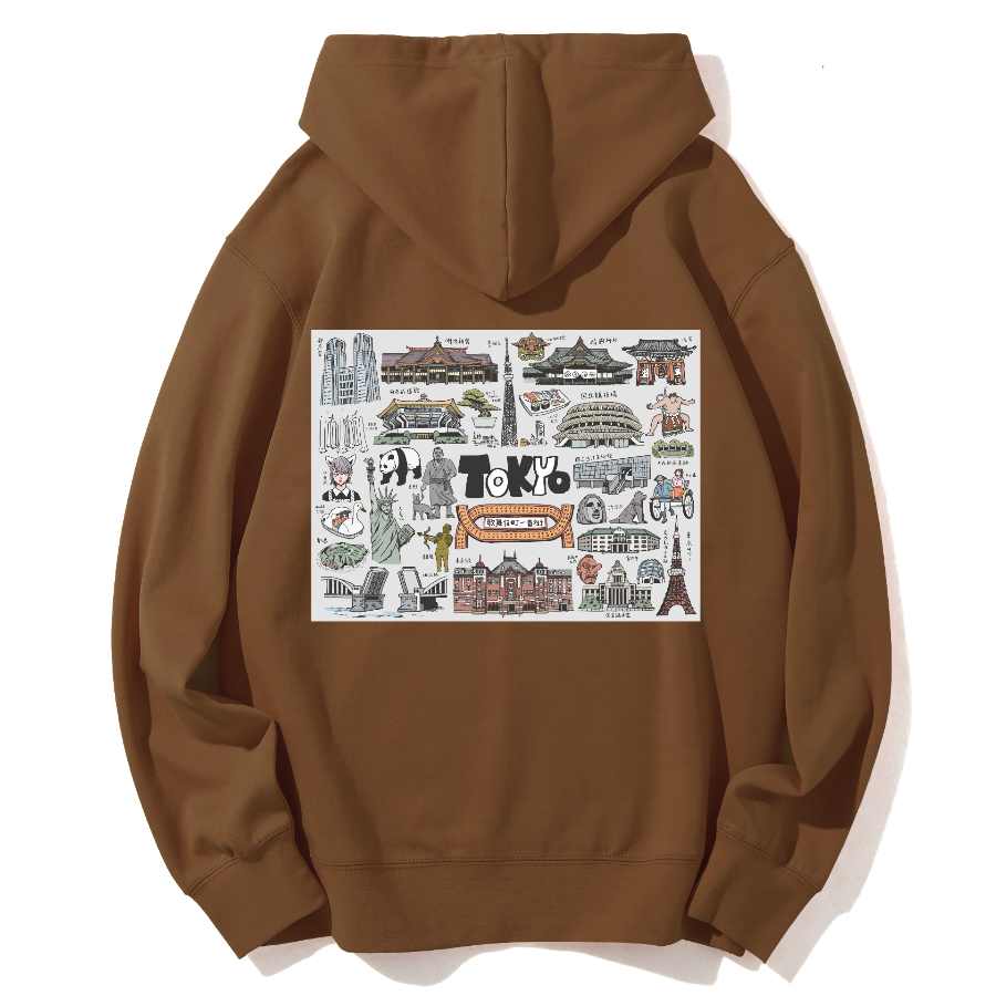 Tokyo Scenic Cotton Hoodie