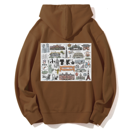 Tokyo Scenic Cotton Hoodie