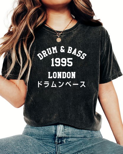 Drum & Bass 1995Vintage Washed T-shirt