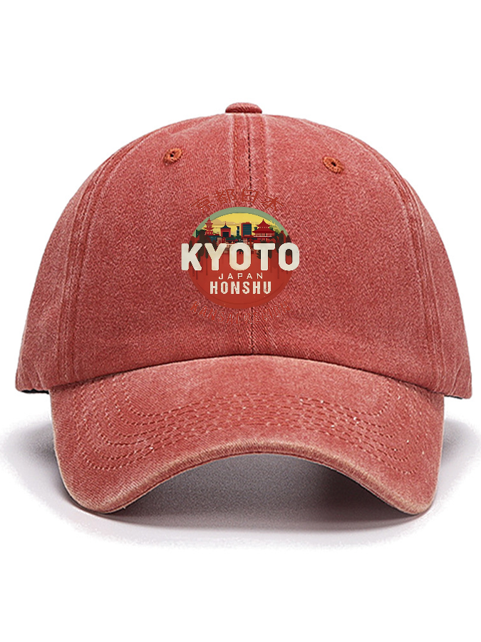 Kyoto, Japan Cotton Hat-Zazasy