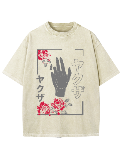 Broken Promise Yakuza Vintage Washed T-shirt