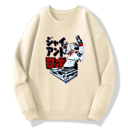 DJ Giant Robo Cotton Pullover Sweatshirt