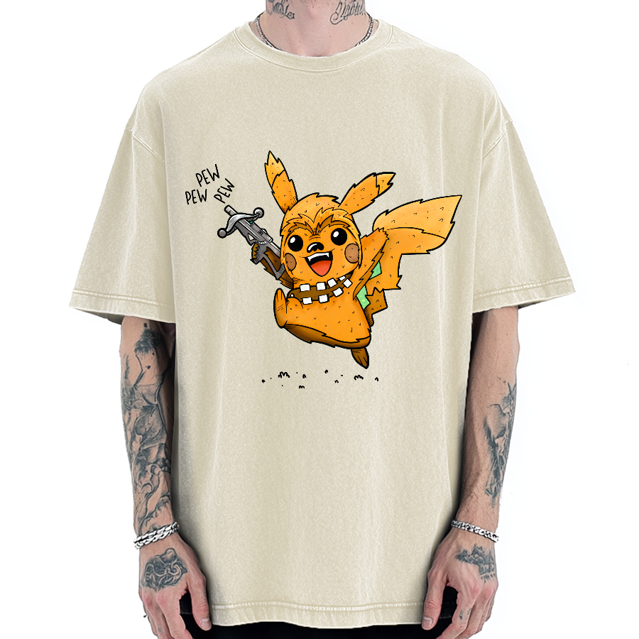Pikawookiee Vintage Washed T-shirt