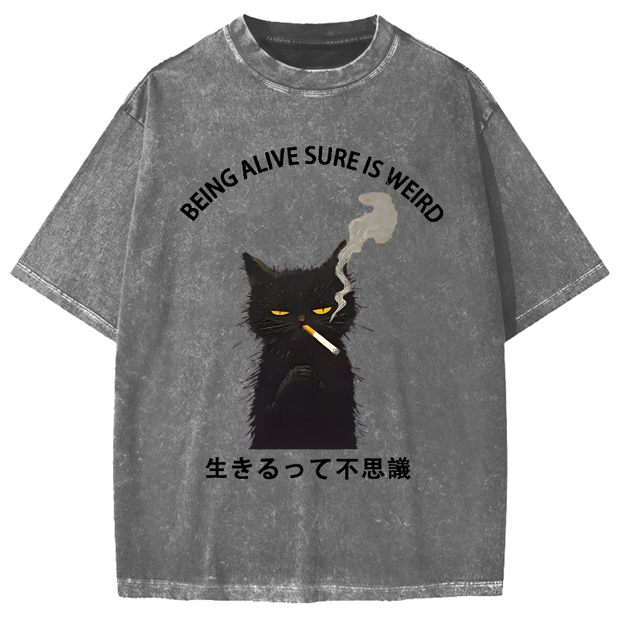 Being Alive Sure Is Weird Vintage Washed T-shirt