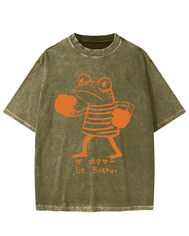 The Frog Boxer Vintage Washed T-shirt