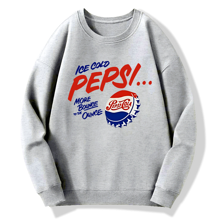 Pepsi retro Cotton Pullover Sweatshirt
