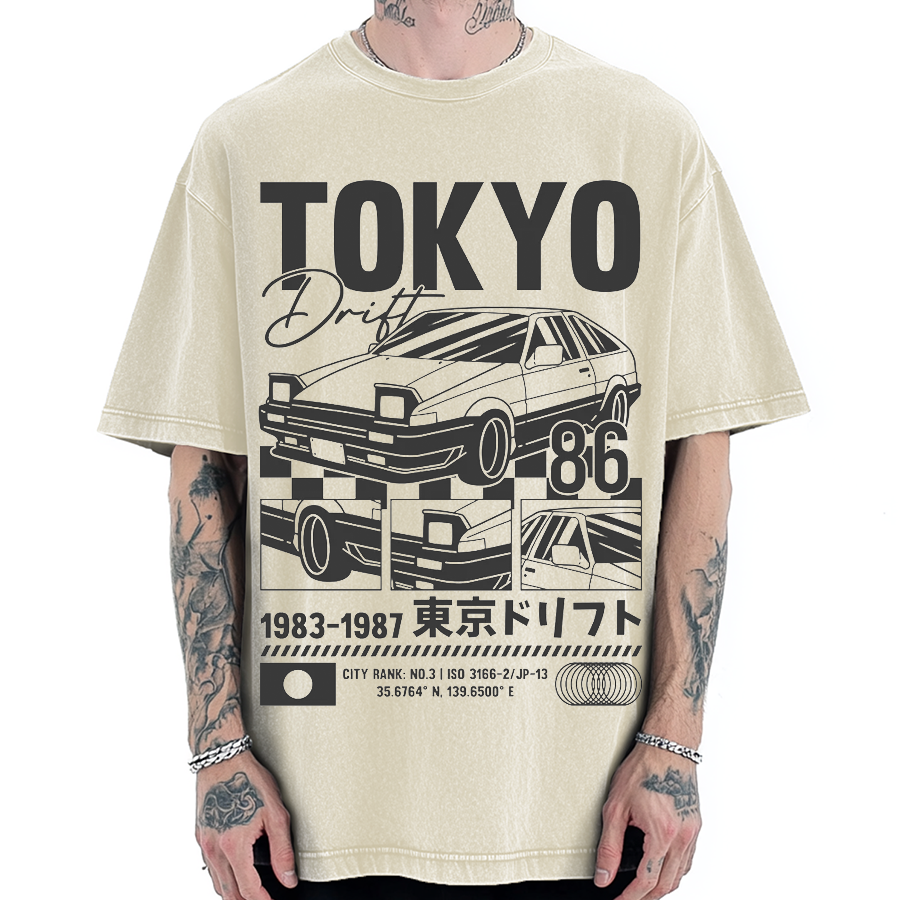 Tokyo 86 Vintage Washed T-shirt