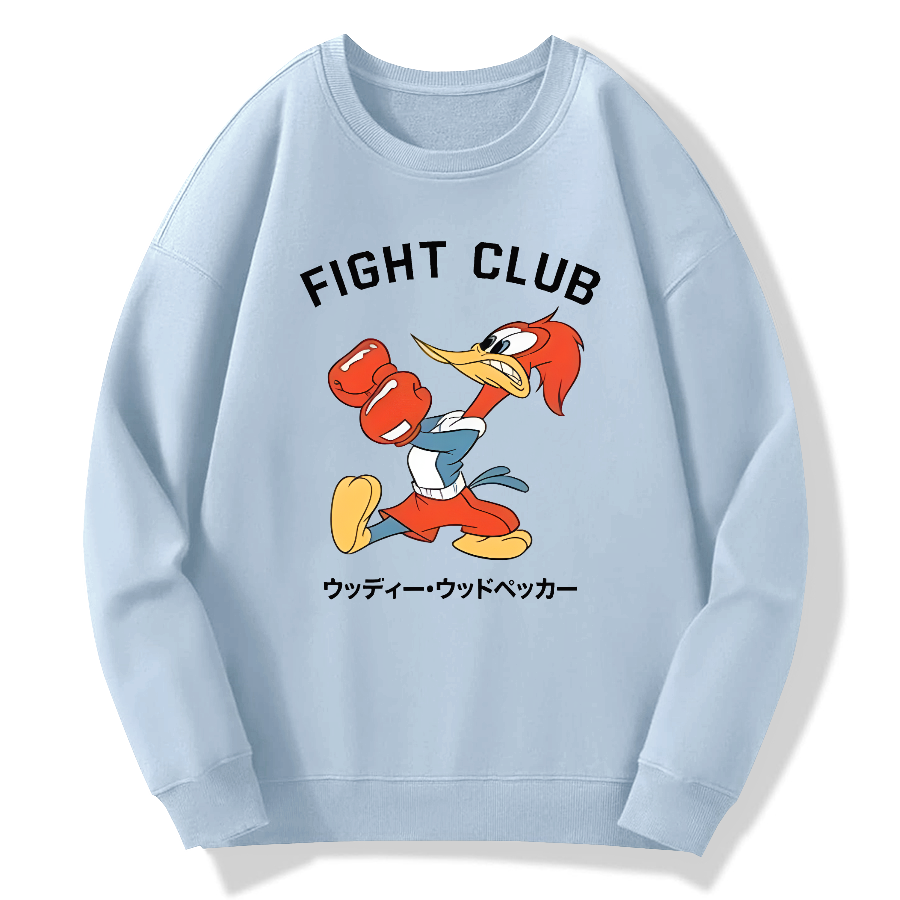 Fight Club Retro Japanese Style Cotton Pullover Sweatshirt
