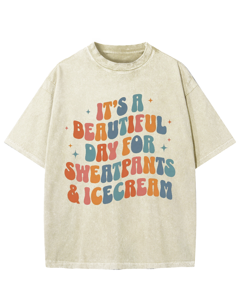 Sweatpants & Icecream Vintage Washed T-shirt