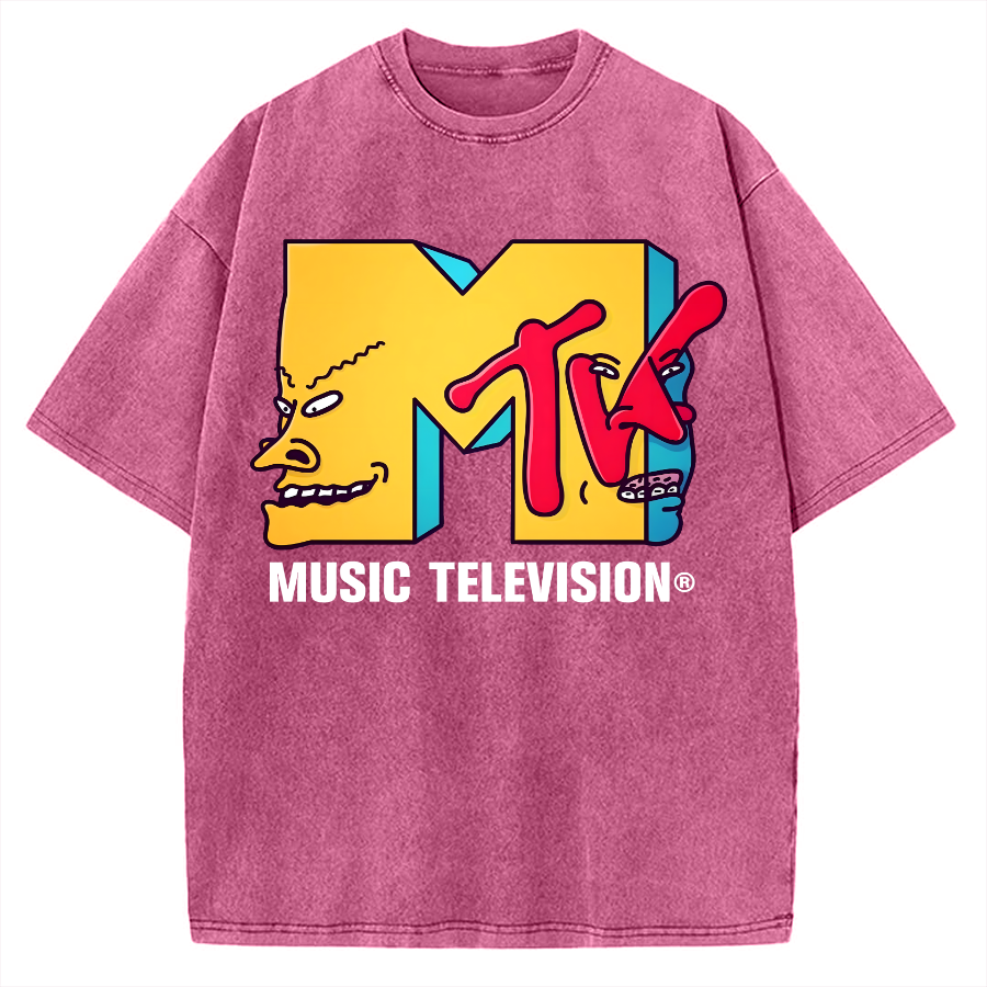 MTV-Music Television Vintage Washed T-shirt