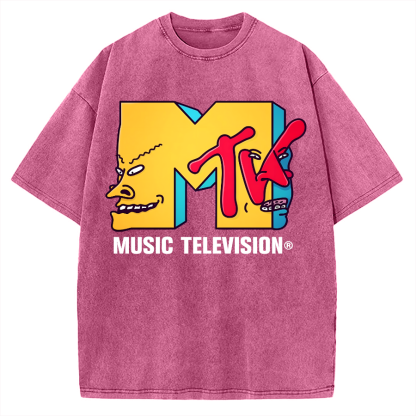 MTV-Music Television Vintage Washed T-shirt