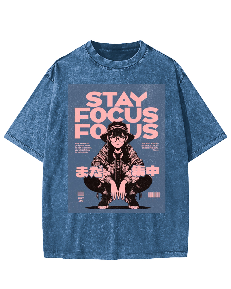 Stay Focus Vintage Washed T-shirt