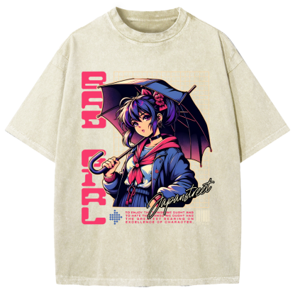 Anime Vintage Washed T-shirt