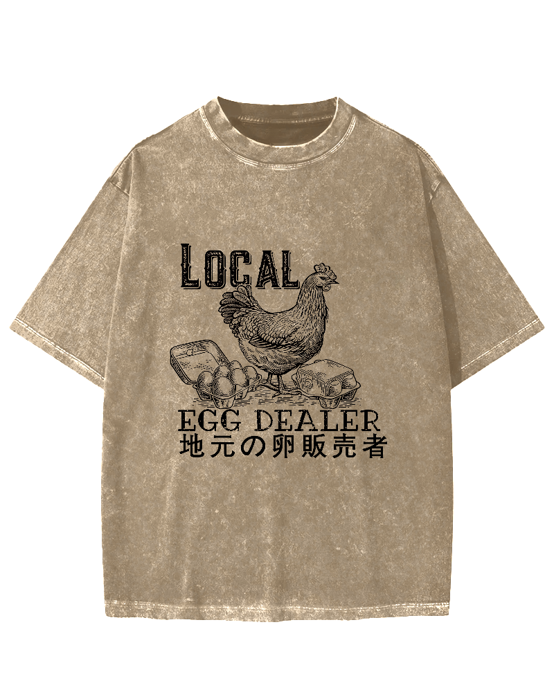Egg dealer Vintage Washed T-shirt