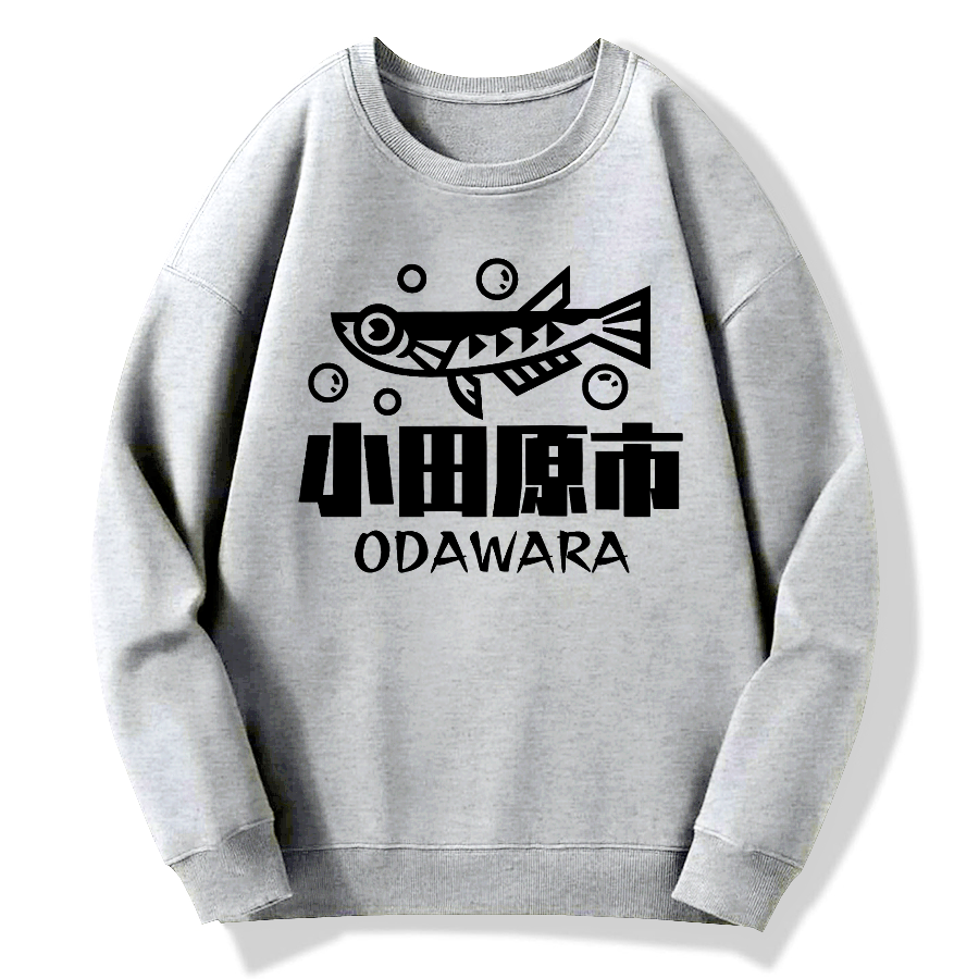 Odawara City Cotton Pullover Sweatshirt