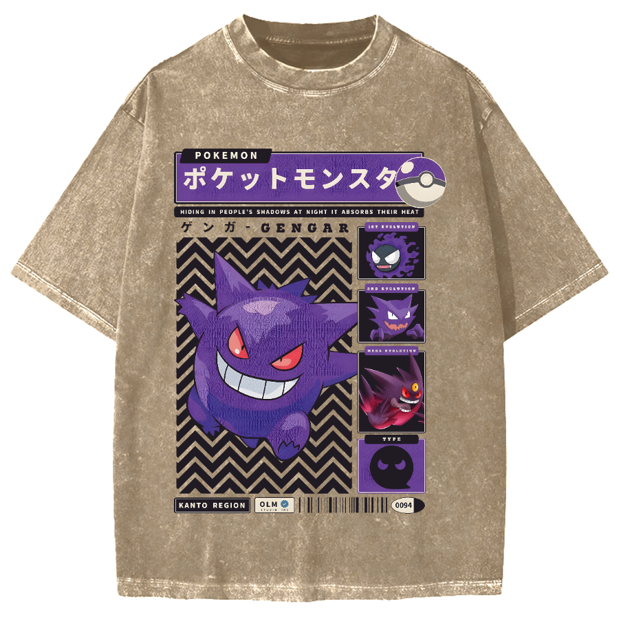 Gencar Monster Vintage Washed T-shirt