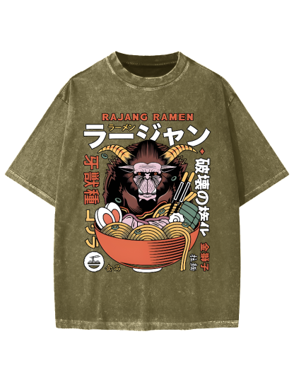 Rajang Ramen Vintage Washed T-shirt