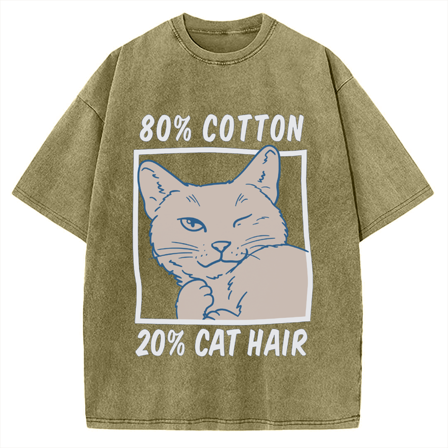 Funny Ingredient Distribution Vintage Washed T-shirt