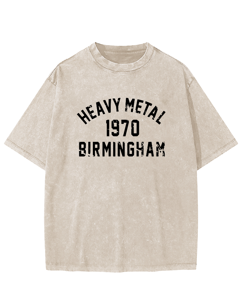 Birmingham Heavy Metal Vintage Washed T-shirt