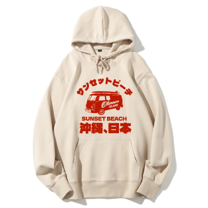 okinawa island Cotton Hoodie