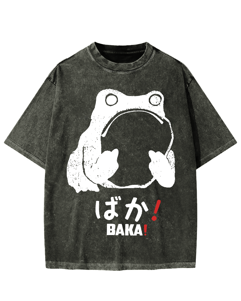 Stupid Frog Vintage Washed T-shirt