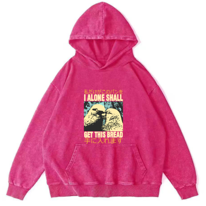 Two Dove Japanese Washed Hoodie-Zazasy