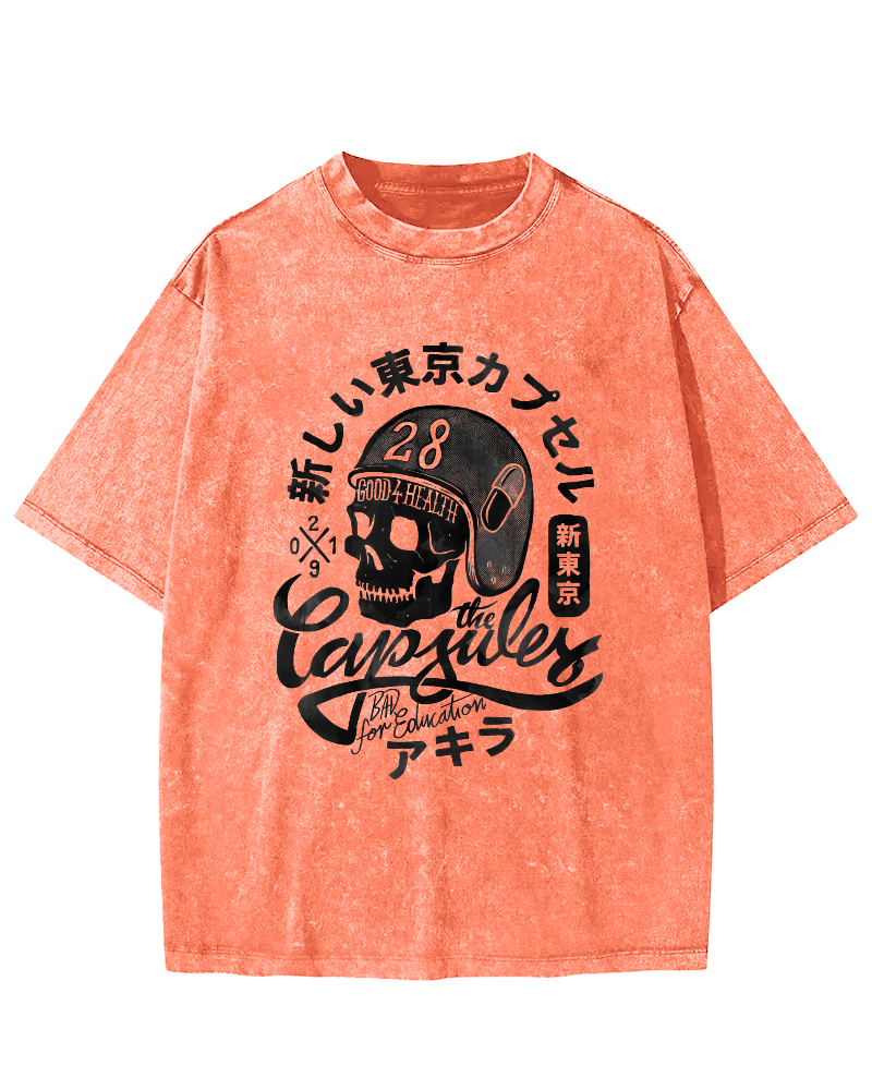 Tokyo Locomotive Company, Japan Vintage Distressed T-shirt-Zazasy
