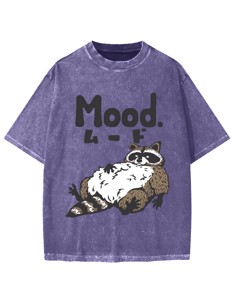 Mood Raccoon Vintage Washed T-shirt