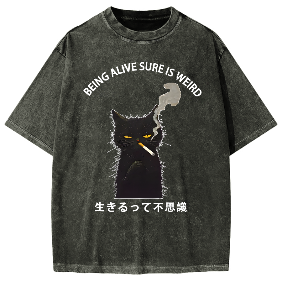 Being Alive Sure Is Weird Vintage Washed T-shirt