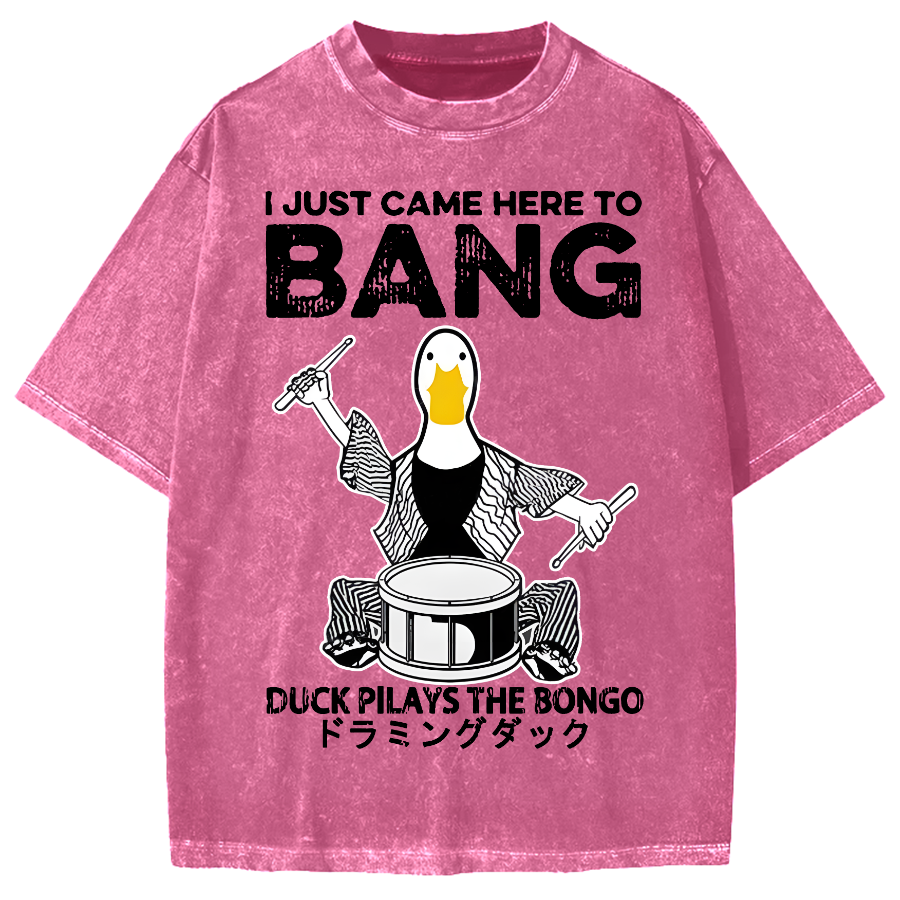 Drumming Duck Vintage Washed T-shirt