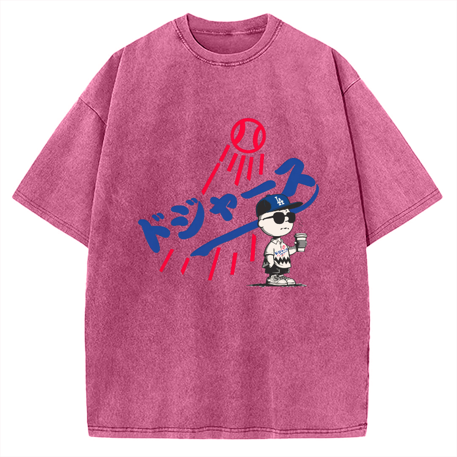 Baseball Boy Vintage Washed T-shirt
