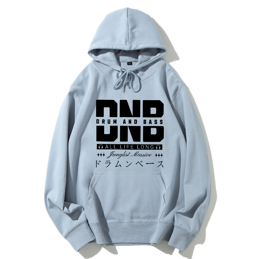 Drum And Bass Cotton Hoodie