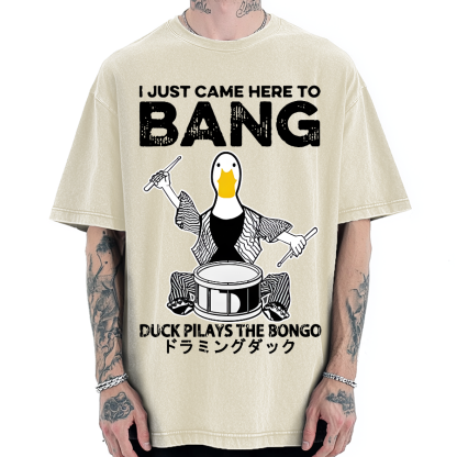 Drumming Duck Vintage Washed T-shirt