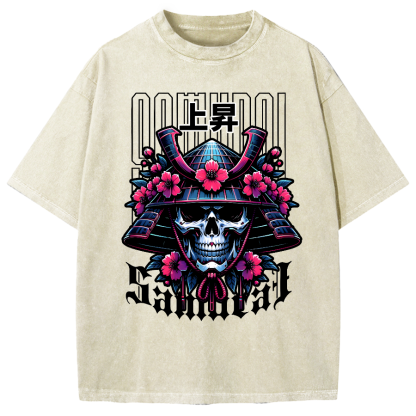Cyberpunk Samurai Vintage Washed T-shirt
