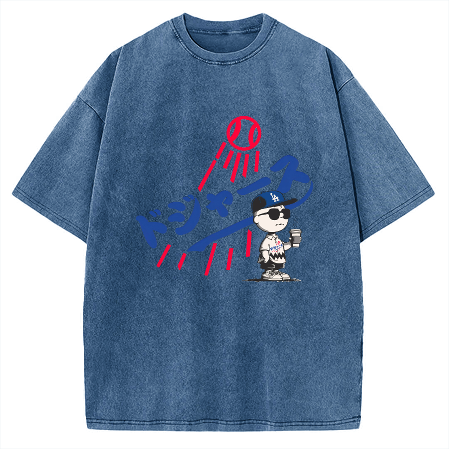 Baseball Boy Vintage Washed T-shirt