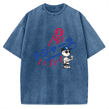 Baseball Boy Vintage Washed T-shirt