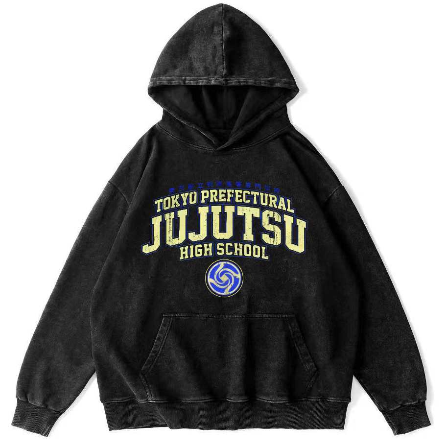 Tokyo Metropolitan University of Science and Technology Vintage Washed Hoodie-Zazasy